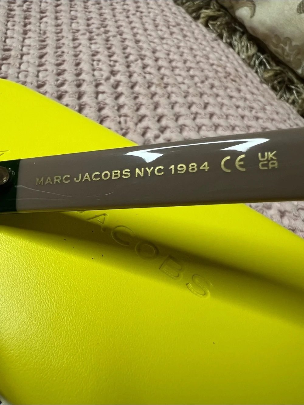 Marc Jacobs MARC 649 Cat Eye Eyeglass Frames Beige Brown 53mm BNWT